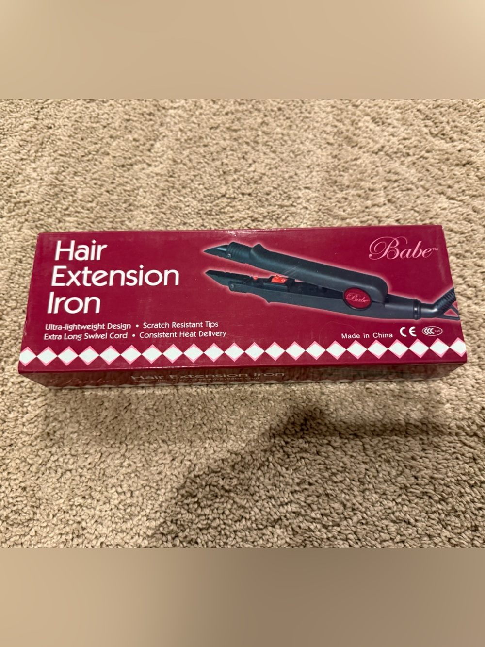 Babe Hair Extension Iron for Keratin Bonds